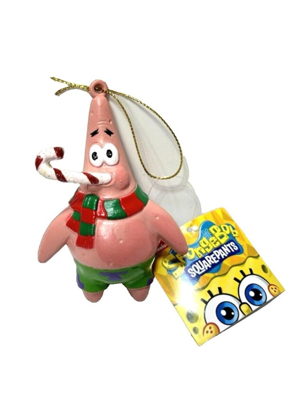 Spongebob Square Pants Patrick Star Christmas Tree Ornament Holiday Decor New